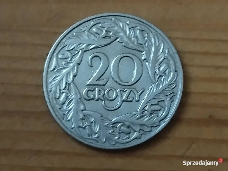 Moneta 20 groszy 1923 II RP Warszawa