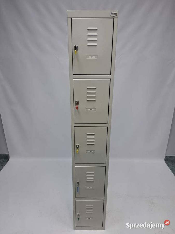 Szafa metalowa socjalna 5 skrytkowa Litpol duża Poznań