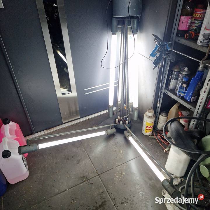 Żyrandol na świetlówki loft industrial design śląskie Rybnik