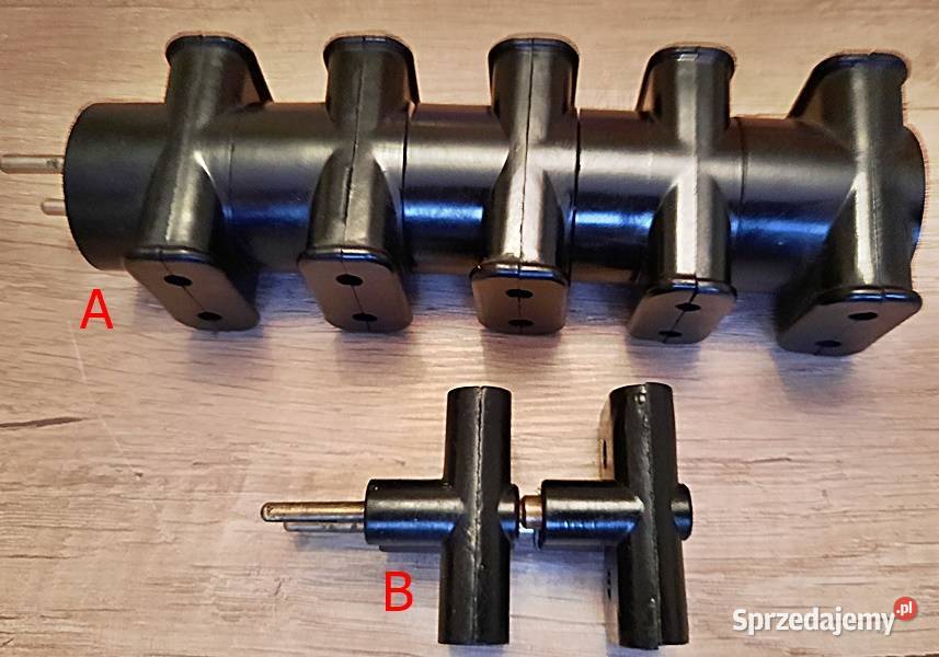 Trójnik rozgałęźnik bakelitowy złodziejka z PRL wielkopolskie Ostrów Wielkopolski