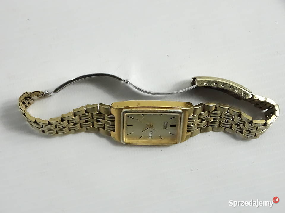 Zegarek SEIKO Quartz Vintage Złoty Tank 7N335A00 Biłgoraj