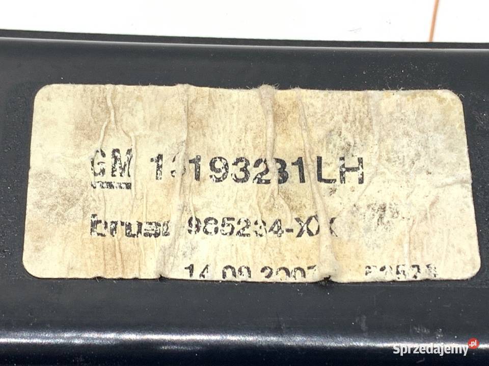 PODNOŚNIK SZYBY LEWY PRZÓD OPEL ASTRA H 13193231 sprzedam