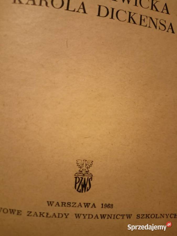 Klub Pickwick biblioteka analiz literatury miękka Warszawa