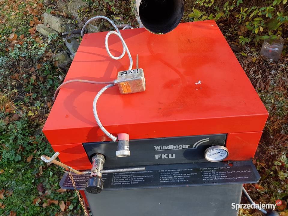 Piec co 15kw używany drewno sprzedam