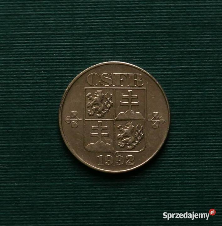 CZECHOSŁOWACJA Republika Federacyjna 1 korona Gliwice sprzedam