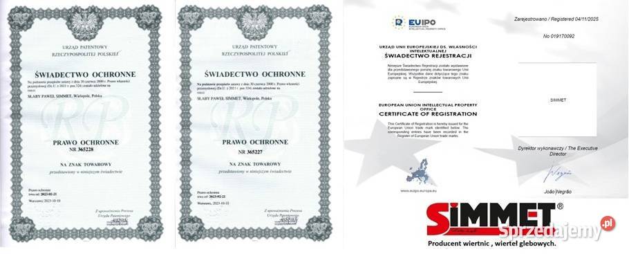 Ząb widiowy STW Simmet wiertnica hydrauliczna Wielopole