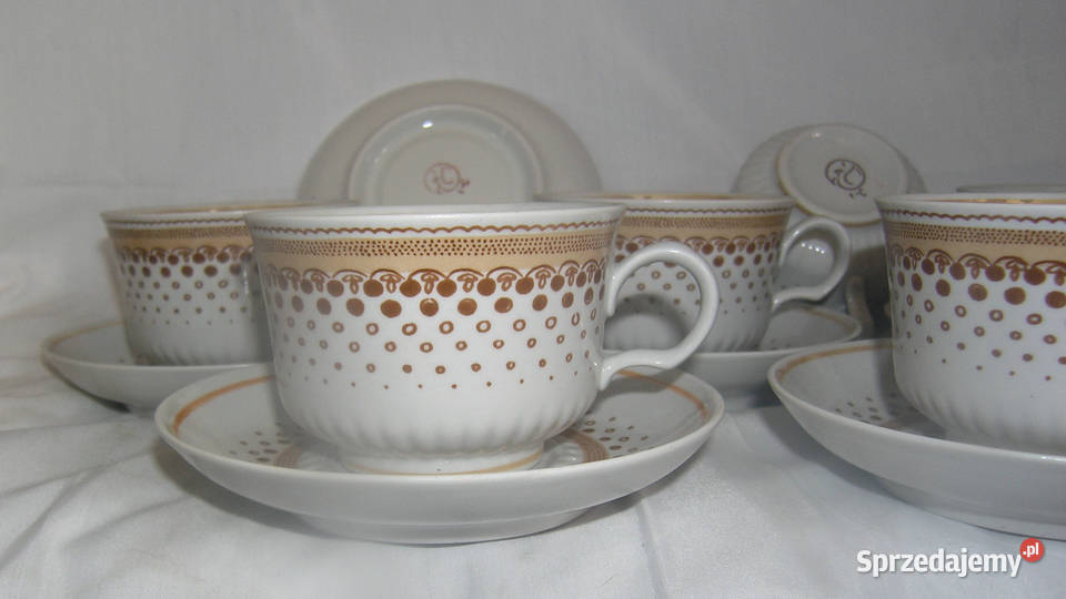 serwis kawowy vintageTernopil Porcelain Factory Bartków