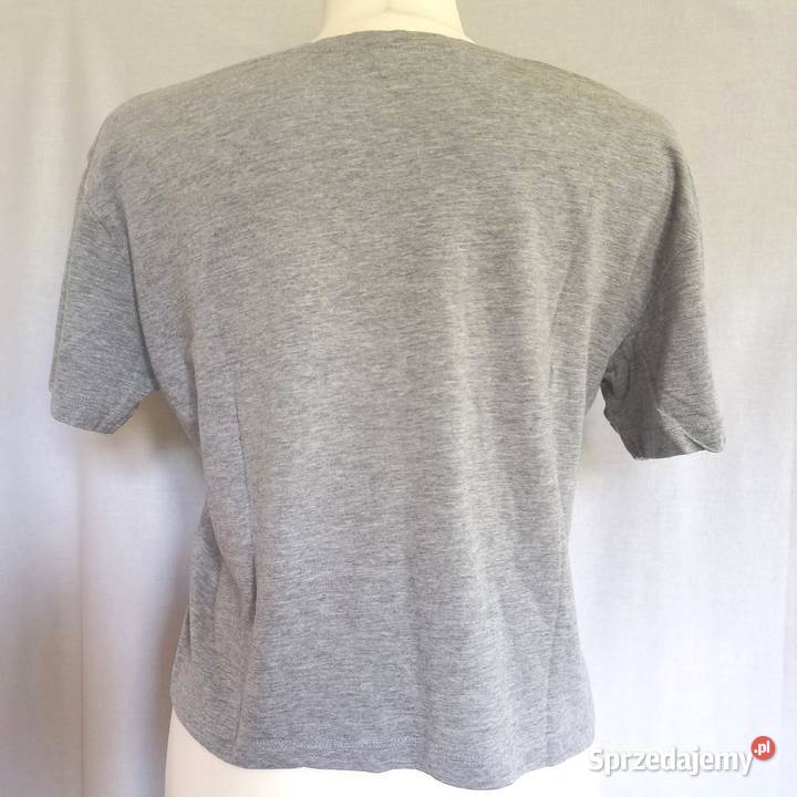Koszulka krótka Tshirt szara r L bawełna NOWE podlaskie