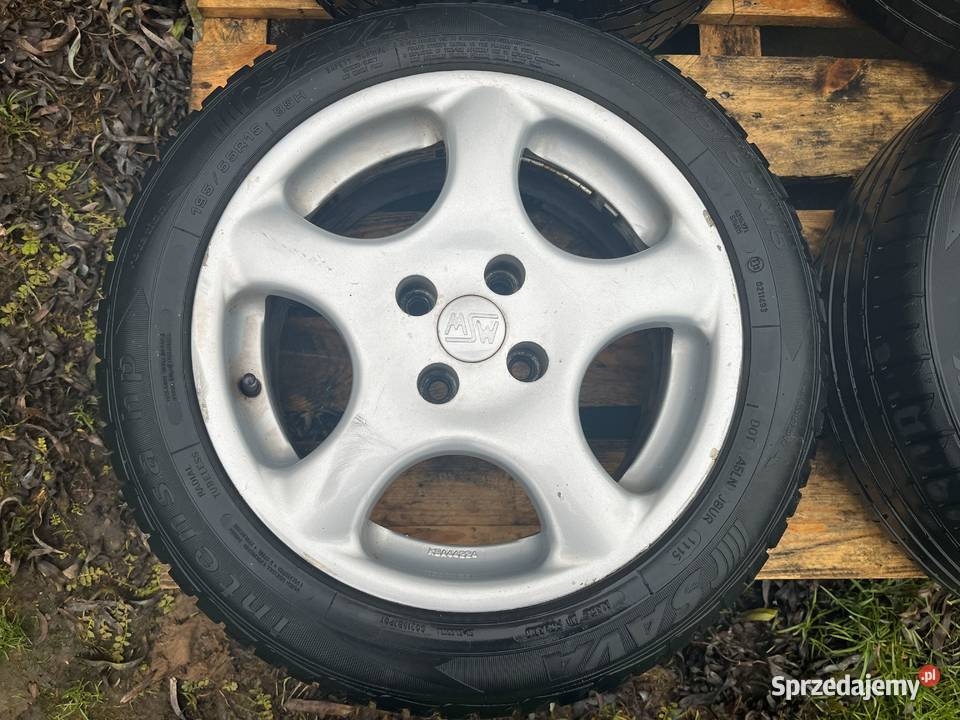 Felgi aluminiowe 19555r15 opony Samochodowe sprzedam