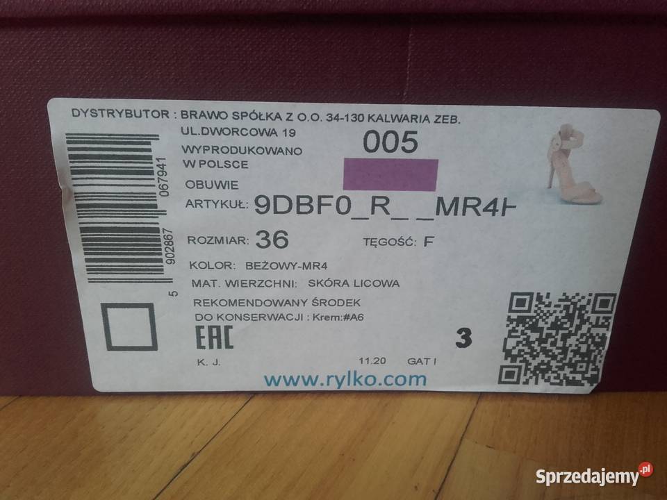 Ryłko sandałki na szpilce Warszawa