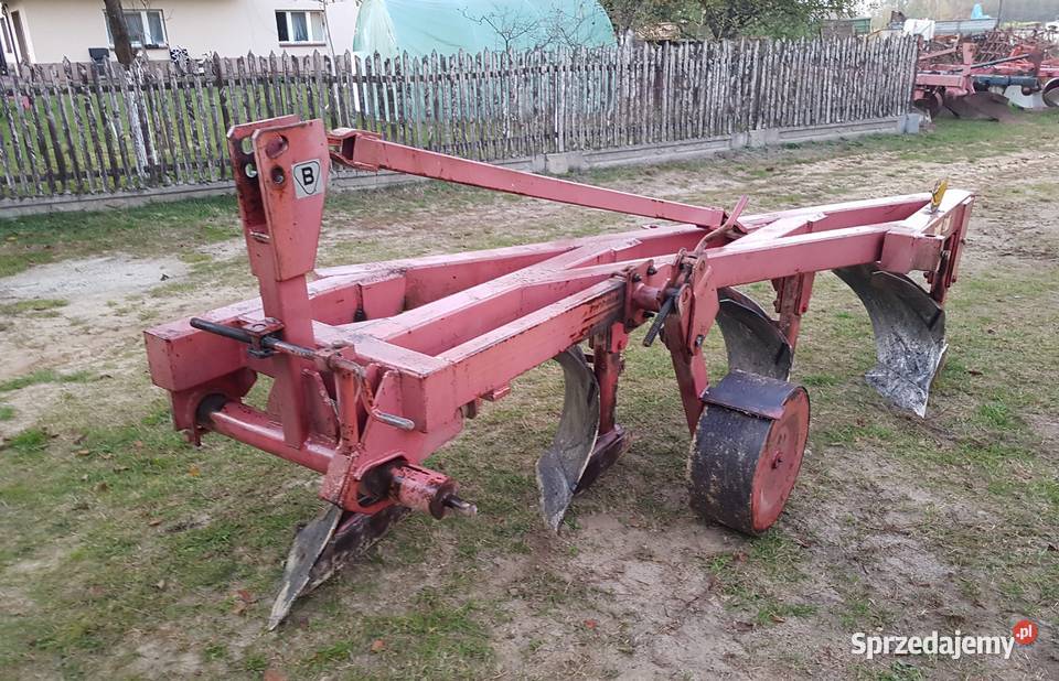 Pług zagonowy Duży 4x40 wysoka i zrywalna nieuszkodzony Dąbrowa Tarnowska
