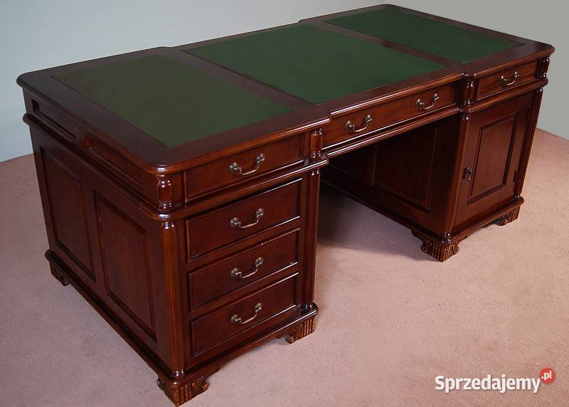 Nowe Biurko gabinetowe angielskie 150 dwustronne Września