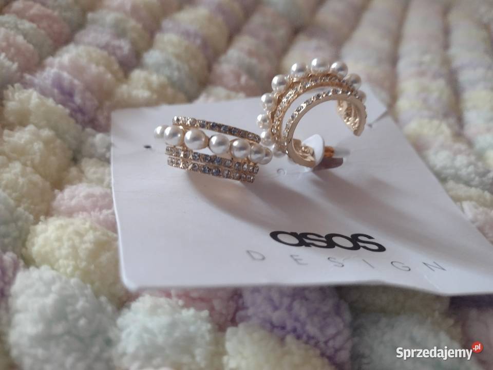 ASOS Bogato zdobione Kolczyki ślubne perły NOWE Dla kobiet małopolskie Kraków