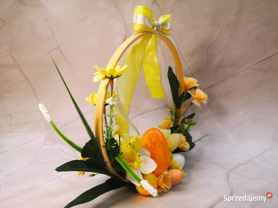 Stroik wielkanocny na kole świętokrzyskie