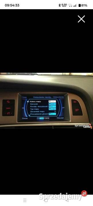 Audi MMI 2G Bootloader polskie menu aktualizacja GPS i akcesoria łódzkie