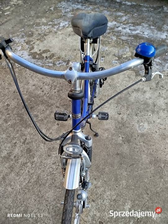 Saxonette Rower z silnikiem spalinowym niebieski Dąbie