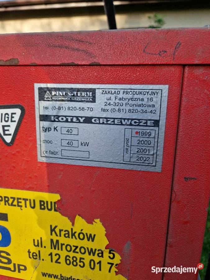 Nagrzewnice spalinowe 405890kw Nagrzewnice Żegocina