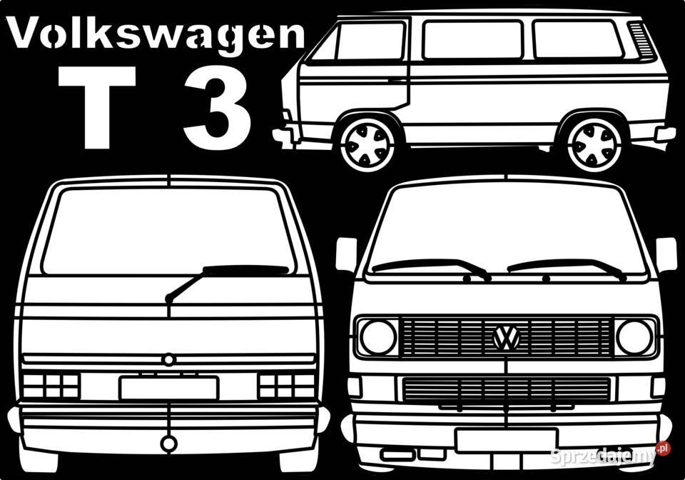 VW T3 Grafika ścienna mdf śląskie Świerklaniec