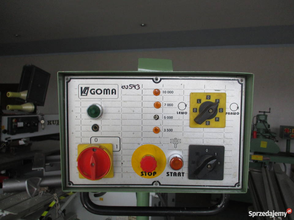 Frezarka dolnowrzecionowa GOMA F110 pomorskie Reda