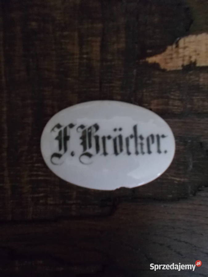 Przedwojenna PorcelankaWypukły KształtZestaw 2 Szczecin