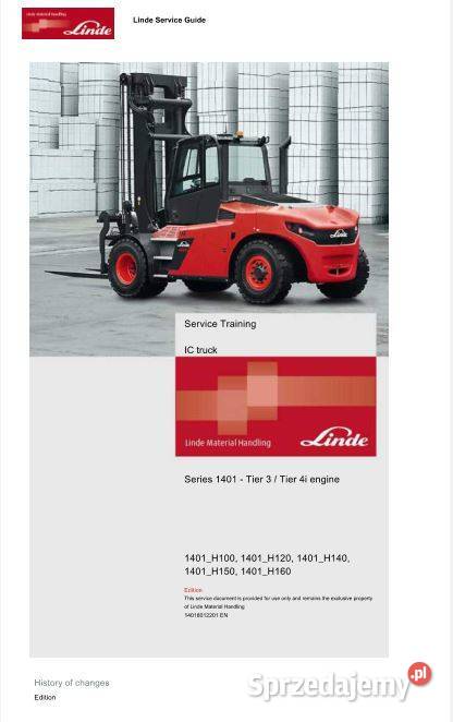 Linde H100 H120 H140 H150 H160 instrukcja motoryzacja, transport Kielce