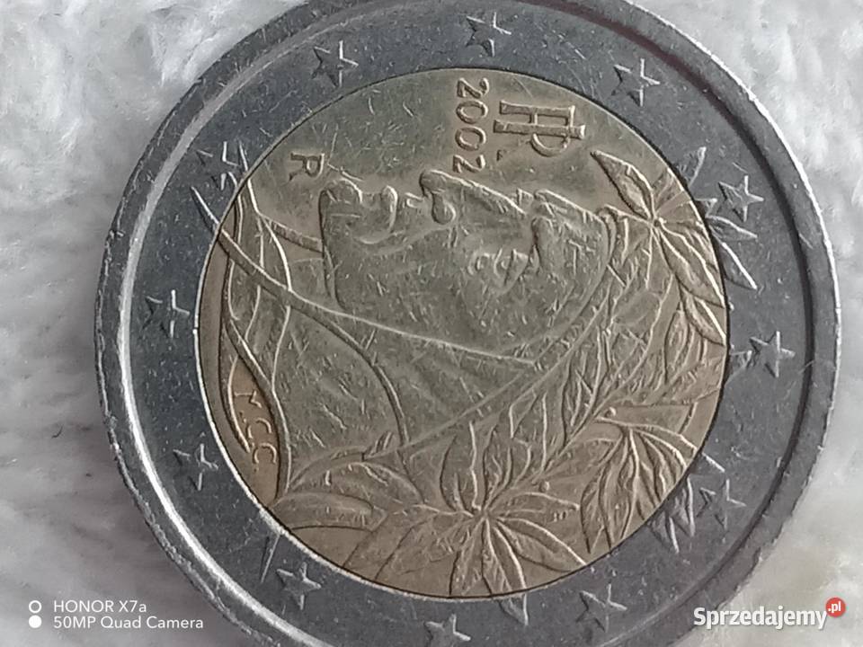 Kolekcjonerska moneta 2 euro 2002r Dante Numizmatyka świętokrzyskie Kielce sprzedam
