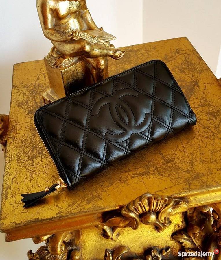 PORTFEL GUCCI PORTMONETKA GUCCI PIKOWANY CZARNY