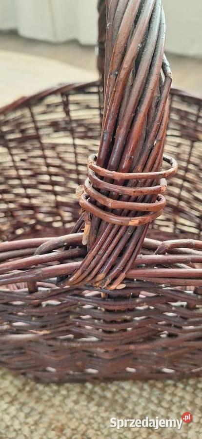 Duży koszyk wiklinowy 65x45x25 Gdańsk