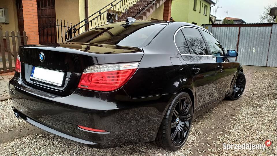 BMW E60 Sedan Czarny Lift BiXenon Logic7 Alu