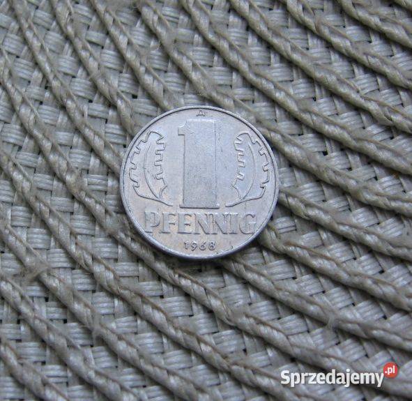 DDR 1 Fenig 1968r Kolekcje wielkopolskie Kalisz