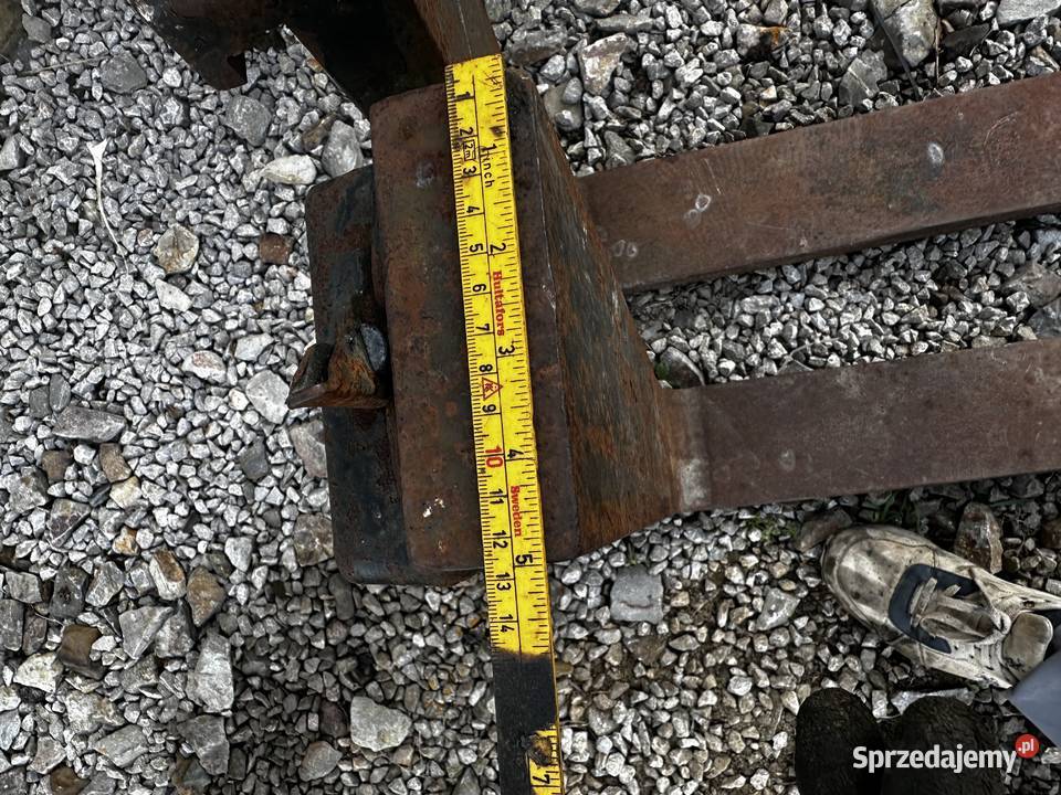 Widły do wózka ładowarki solidne zachodnie nie Janików