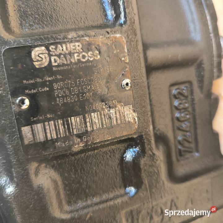 Pompa jazdy 516156 Sauer Danfoss 90R075 Bobcat T Pozostałe wielkopolskie