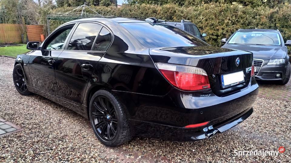 BMW E60 530D Czarny Sedan Automat Alufelgi 18 218KM kujawsko-pomorskie Toruń