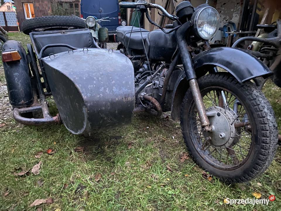 Dniepr MT16 napęd na kosz zarejestrowany w m72 Siedlce