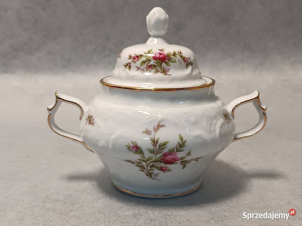 ROSENTHAL Sanssouci MosseRose Cukiernica Selb Jawor