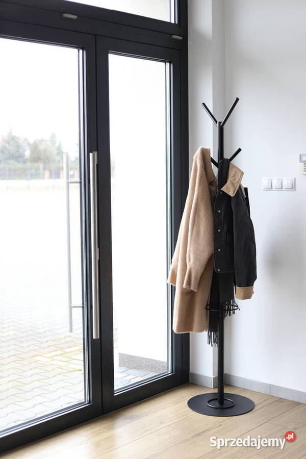 Nowoczesny Wieszak Metalowy Stojący na ubrania 40cm Sobienie-Jeziory sprzedam