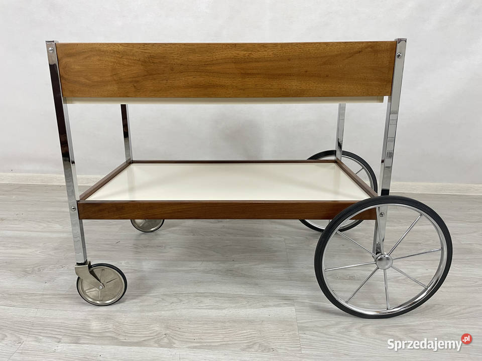 Stolik Barek Design Bauhaus Chrom Art Deco 1960 Meble