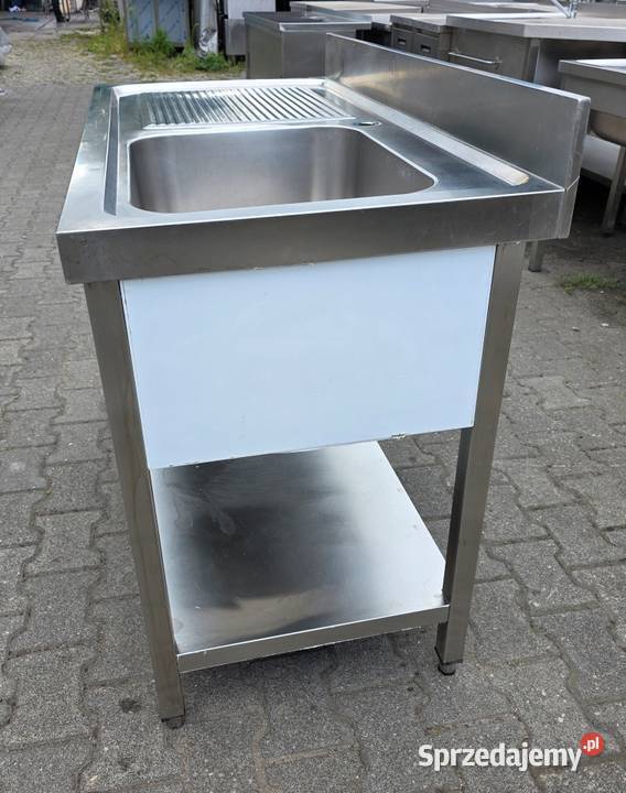 Zlew 1 Komorowy z Półką Blat Ociek Duży Zlew Nowe Skalmierzyce