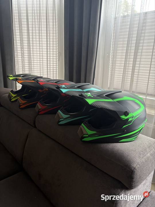 Kaski na crossa kask motocyklowy lubuskie Maszewo