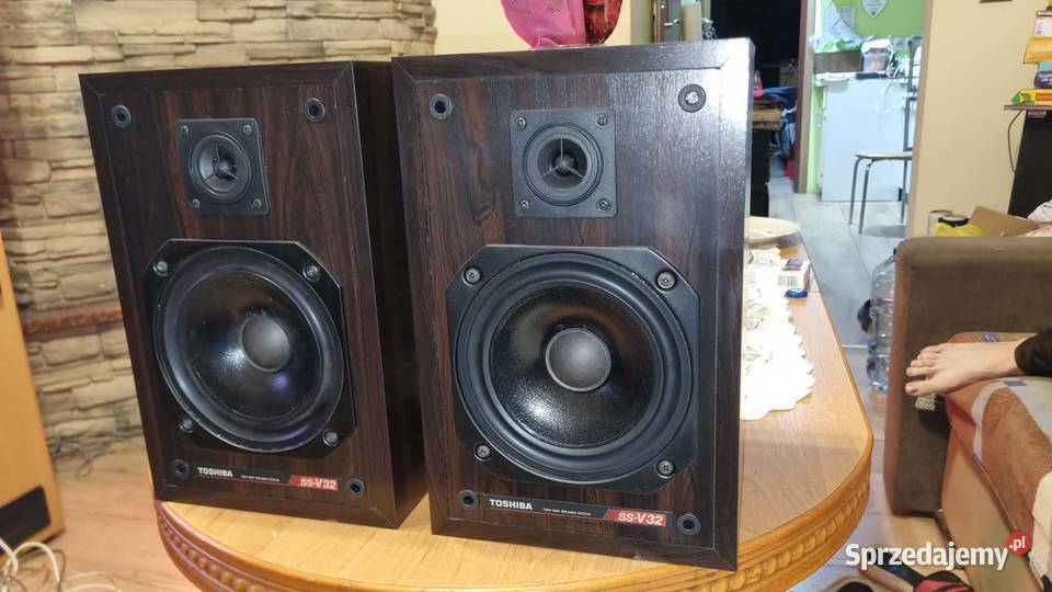 Kolumny monitory TOSHIBA SSV32 2x40W 8ohm UK łódzkie Warta