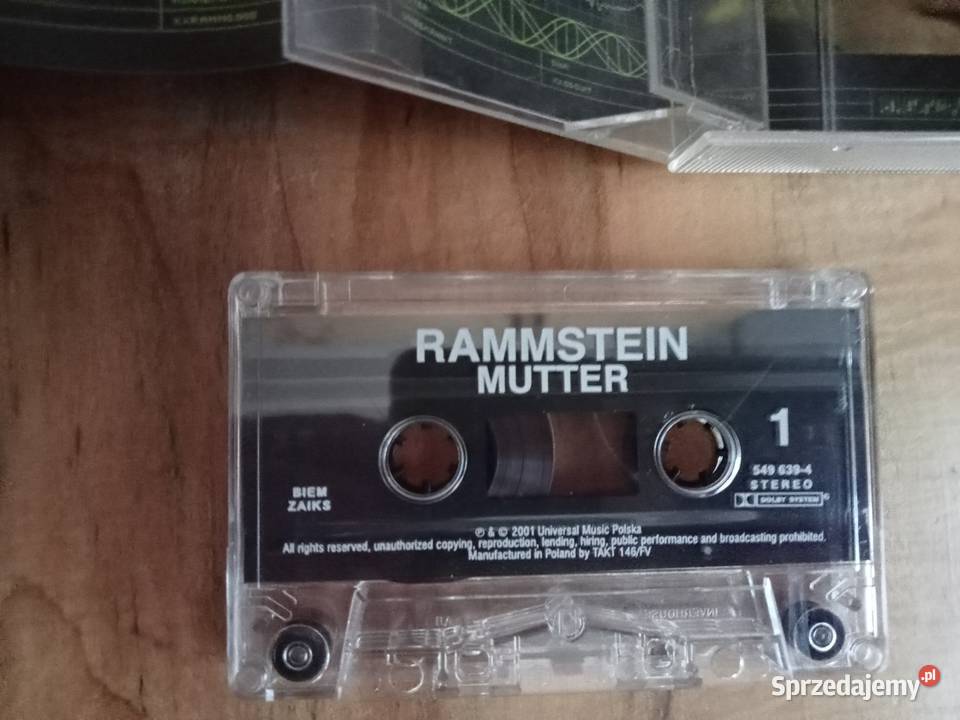 kaseta magnetofonowa rammstein