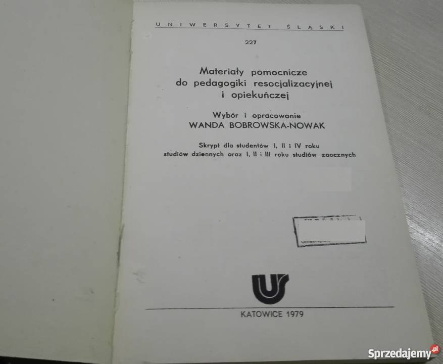 Materiały pomocnicze do pedagogiki pedagogika, resocjalizacja Gdańsk sprzedam