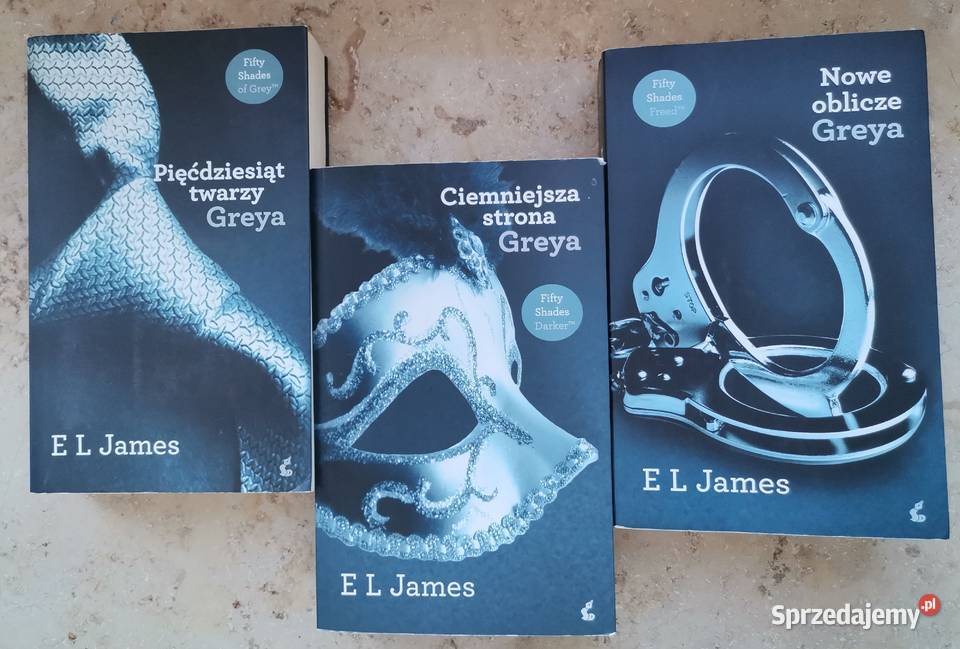 Pięćdziesiat twarzy Gr E L James trylogia Białystok