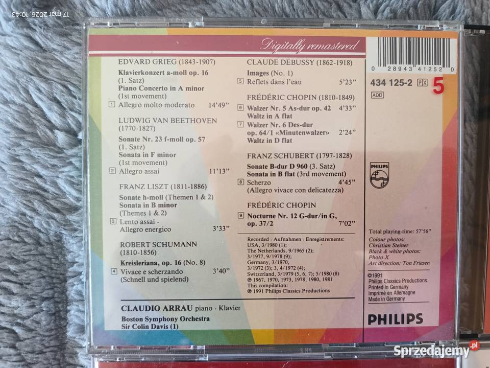 4 płyty CD z muzyczną klasyką Wronki