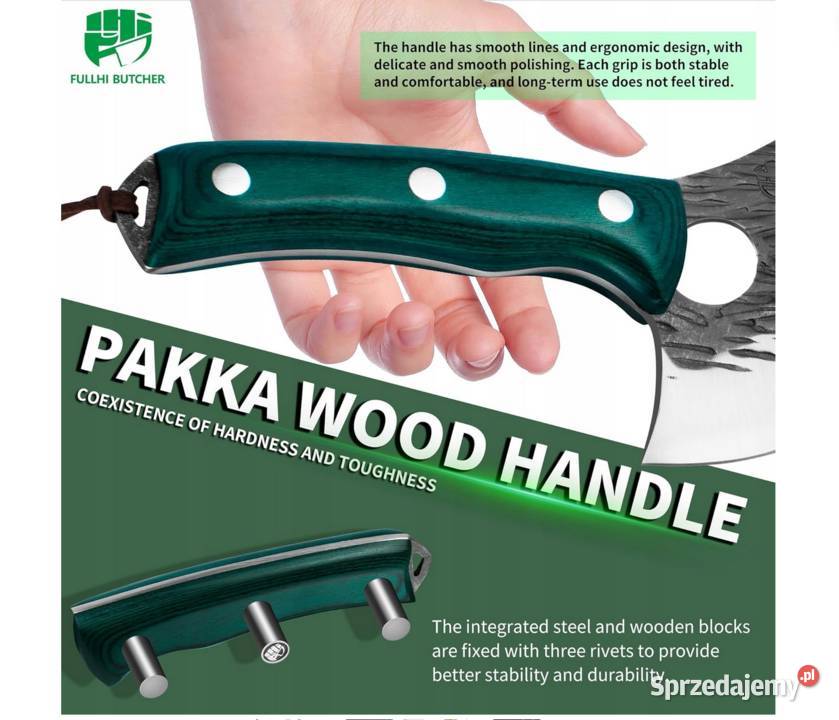 FULLHI Zielony Nóż do Sera siekania ziół z Chojnice