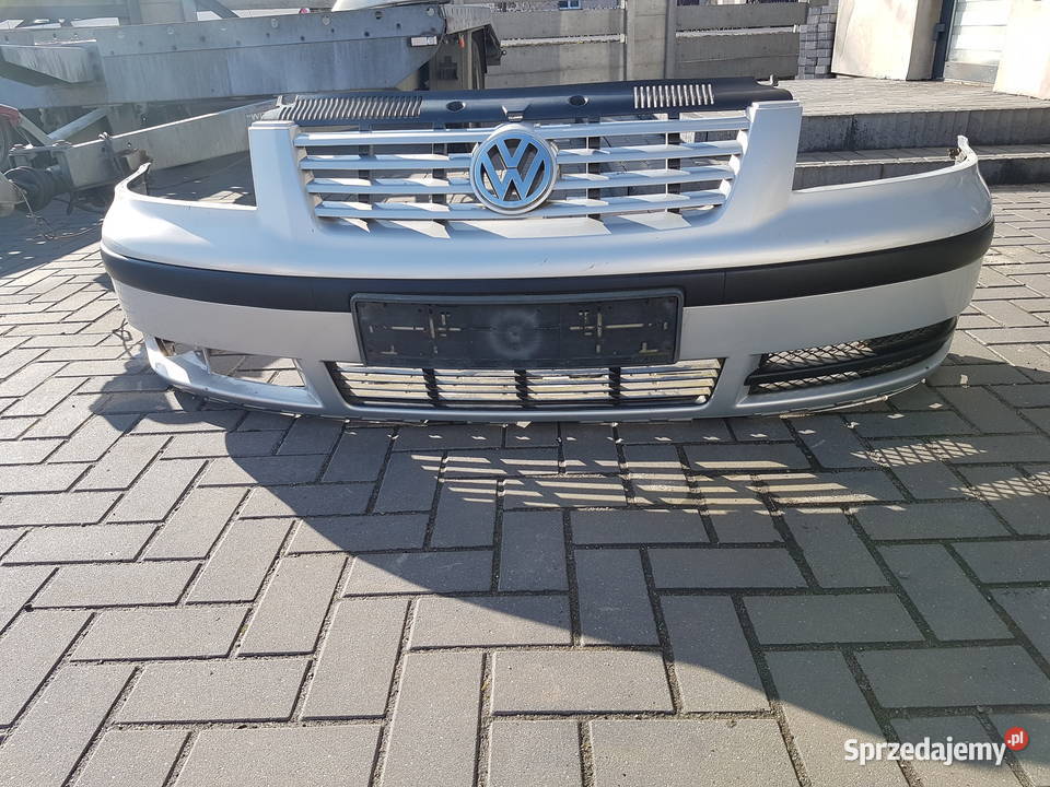 VW SHARAN MK1 LIFT 2002 ZDERZAK PRZOD SREBRNY Turek