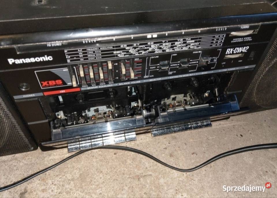 Radio Panasonic FM Stereo na kasety zachodniopomorskie Kołobrzeg
