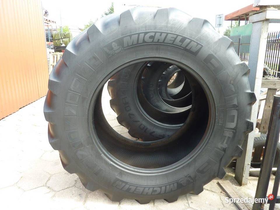 Opona używana rolnicza 71070R42 MICHELIN AXIOBIB Zaścianki sprzedam