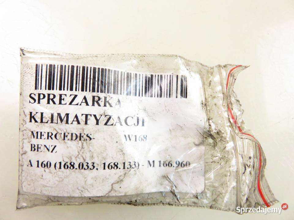 KOMPRESOR KLIMATYZACJI MERCEDESBENZ W168 16 Kompresory klimatyzacji