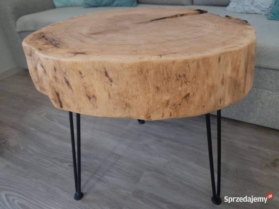 Stolik z plastra drewna Dąb 52cm Poznań